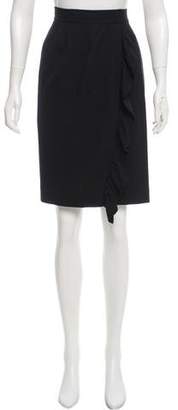Kate Spade Ruffle-Trimmed Knee-Length Skirt
