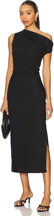Enza Costa Poplin Sculptured Dress