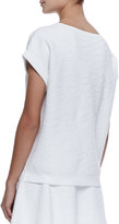 Thumbnail for your product : Theory Sorchan Short-Sleeve Jacquard Top