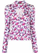 Thumbnail for your product : Rotate by Birger Christensen Abstract-Print Shirt
