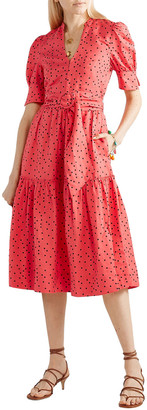 Rebecca Vallance Holliday Linen-Blend Dress