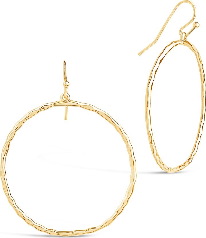 Gold Circle Dangle Earrings | Shop the world's largest collection 