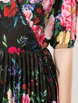 Thumbnail for your product : Marchesa Notte Floral Print Wrap Dress