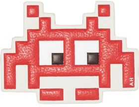 Anya Hindmarch Space Invader Textured-Leather Sticker