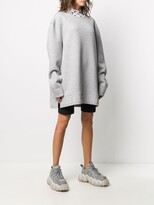 Thumbnail for your product : Helmut Lang Pre-Owned 2000s Logo Oversized Sweatshirt