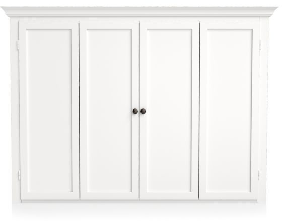 Cameo White Modular Media Hutch