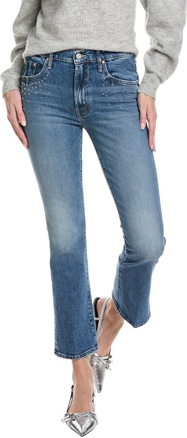 Mother The Insider Flood High-Rise Metal Magic Bootcut Jean
