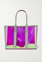 Thumbnail for your product : Christian Louboutin Cabata Spiked Pvc And Glittered-leather Tote - Clear
