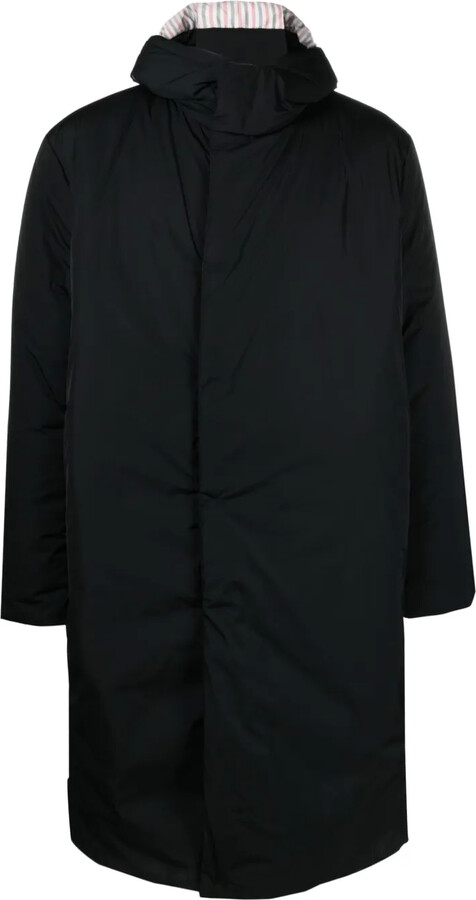 Thom Browne Hodded Padded Maxi Coat