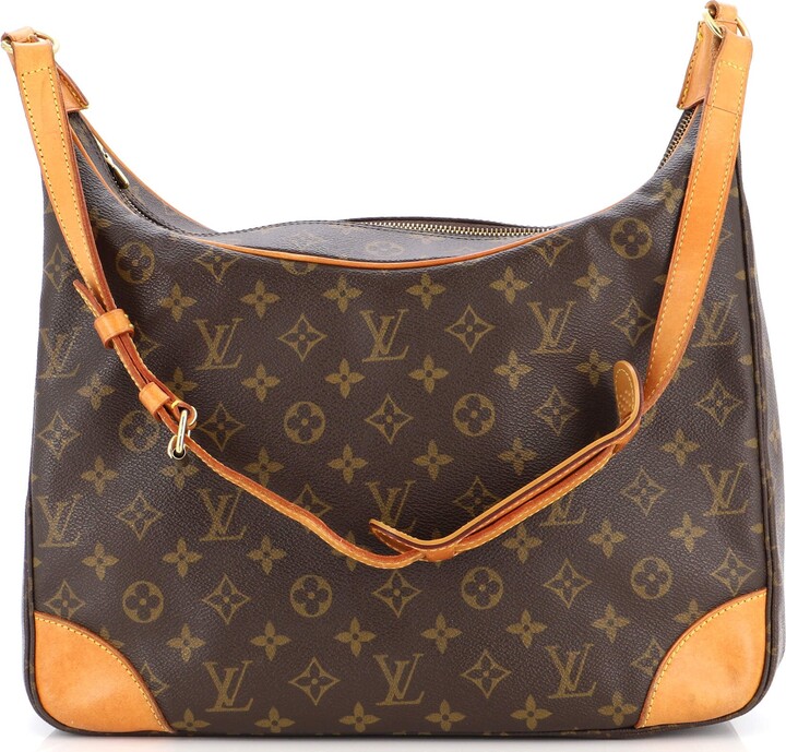Louis Vuitton Boulogne Handbag Monogram Canvas 35 - ShopStyle Shoulder Bags