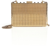 Thumbnail for your product : Valentino Metal Minaudière Clutch in Platino