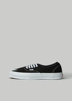 black leather authentic vans size 5
