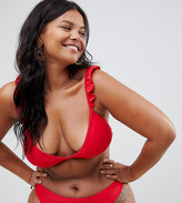 Thumbnail for your product : Unique21 Hero bikini with frill detail