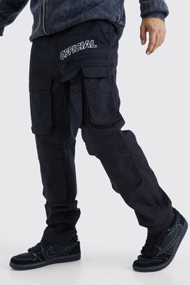 Straight Leg Pixel Camo Cargo Pocket Trouser