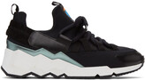 Thumbnail for your product : Pierre Hardy Black Trek Comet Sneakers
