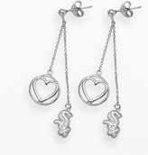 Thumbnail for your product : LogoArt Chicago White Sox Beloved Sterling Silver Linear Drop Earrings