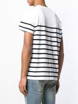 Thumbnail for your product : Balmain striped logo T-shirt