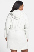 Thumbnail for your product : Make + Model 'Dreamer' Speckle Hooded Robe (Plus Size)