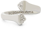 Thumbnail for your product : BCBGMAXAZRIA Pave Twisted Pyramid Ring