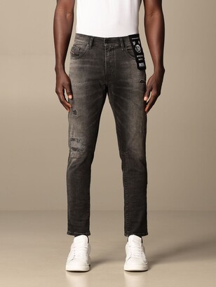 Diesel 5-pocket jeans in denim with rips - ShopStyle