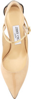 Thumbnail for your product : Jimmy Choo Mystic Snake-Trim Pointy Pump, Neutral