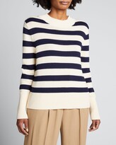 Thumbnail for your product : Kule The River Striped Crewneck Sweater