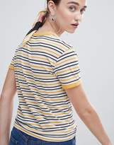Thumbnail for your product : New Look Multi Stripe Contrast Tee