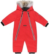infant down snowsuit