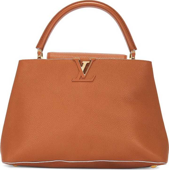 Louis Vuitton Capucines MM Handbag in Brown