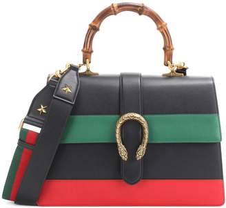 Gucci Dionysus Stripe Large leather shoulder bag