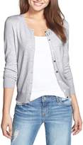 Thumbnail for your product : Halogen Knit Quarter Sleeve Cardigan (Petite)