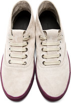 Thumbnail for your product : Alexander Wang Grey Suede Jess Chukka Sneakers