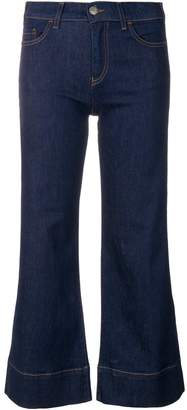 Emporio Armani cropped flared jeans