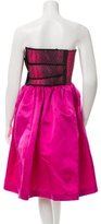 Thumbnail for your product : Christopher Kane Strapless Silk Dress w/ Tags