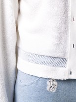 Thumbnail for your product : Barrie Terrycloth Cropped Cardigan