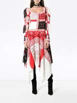 Thumbnail for your product : Alexander McQueen patchwork long dress