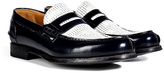 Thumbnail for your product : Paul Smith Shoes Leather Two-Tone Penny Loafers