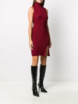 Thumbnail for your product : Philipp Plein Ribbed-Knit Turtleneck Dress