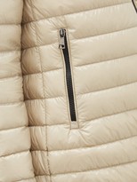 Thumbnail for your product : Moncler Rubis Longline Hooded Down-filled Coat - Beige