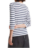 Thumbnail for your product : SABA Ellie Stripe 3/4 Sleeve Tee