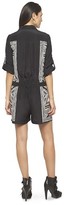 Thumbnail for your product : Mossimo Women's Long Sleeve Romper Black