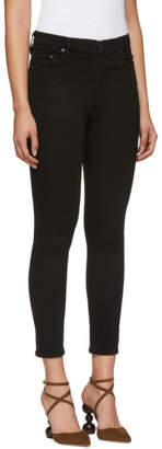 Citizens of Humanity Black Rocket Crop High-Rise Skinny Jeans