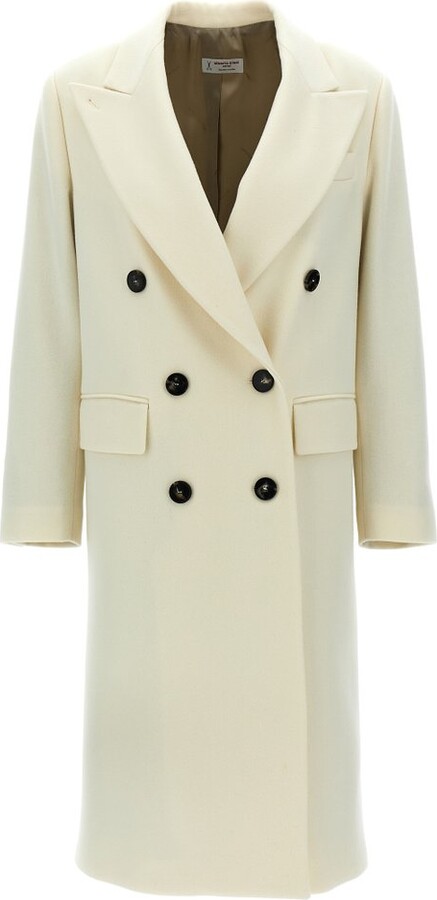 Alberto Biani Double Breasted Overcoat