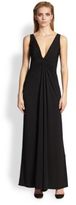 Thumbnail for your product : Armani Collezioni Jersey Knot Gown