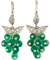 Thumbnail for your product : Cathy Waterman Emerald Grape  Earrings