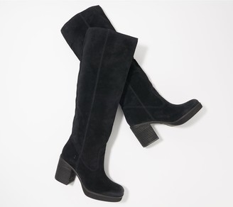 Black Suede Pull On Boots | Shop the 