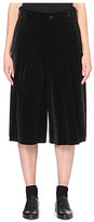 Thumbnail for your product : Comme des Garcons Cropped velvet trousers