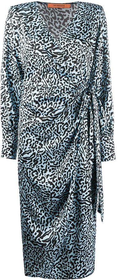 larna leopard print dress