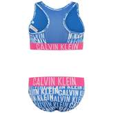 Thumbnail for your product : Calvin Klein Calvin KleinGirls Blue Bralette Bikini Set