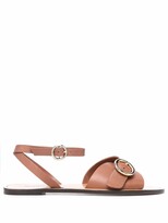Thumbnail for your product : Tila March Buckle-Detail Flat Sandals